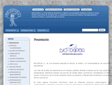 Tablet Screenshot of biodepur.es